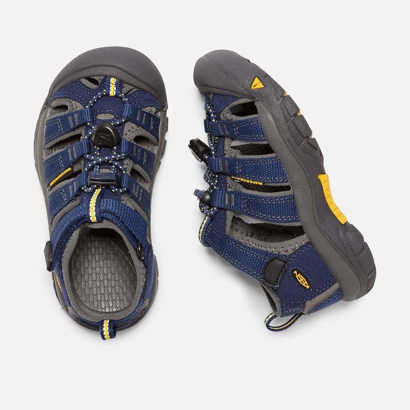 Keen Newport H2 Trekkingsandalen Kinder DE-20647 Blue Depths/Gargoyle - Keen Kinderschuhe Blau